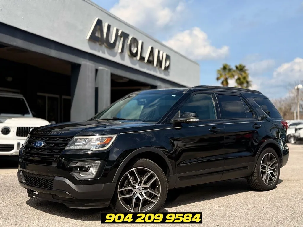 Black 2017 Ford Explorer Sport for sale in Jacksonville, FL