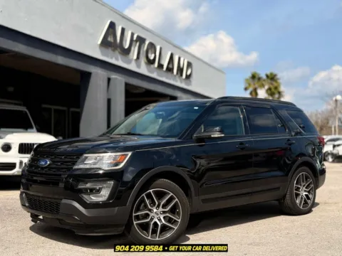 Black 2017 Ford Explorer Sport for sale in Jacksonville, FL