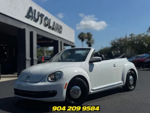 White 2015 Volkswagen Beetle 1.8T for sale in Jacksonville, FL