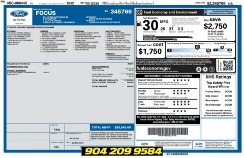 Photos of 2014 Ford Focus SE for sale in Jacksonville, FL at AUTOLAND