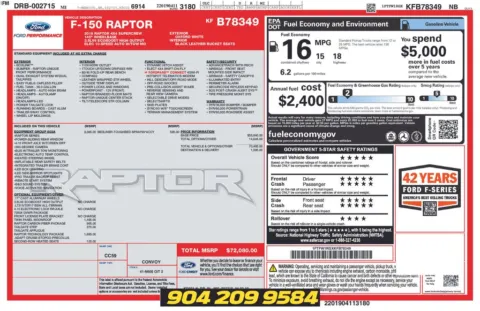 More photos of 2019 Ford F-150 Raptor at AUTOLAND, FL