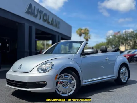 Silver 2015 Volkswagen Beetle 1.8T for sale in Jacksonville, FL