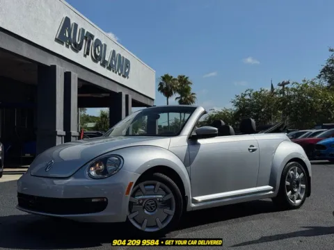Silver 2015 Volkswagen Beetle 1.8T for sale in Jacksonville, FL