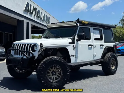 White 2021 Jeep Wrangler Unlimited Sport Altitude for sale in Jacksonville, FL