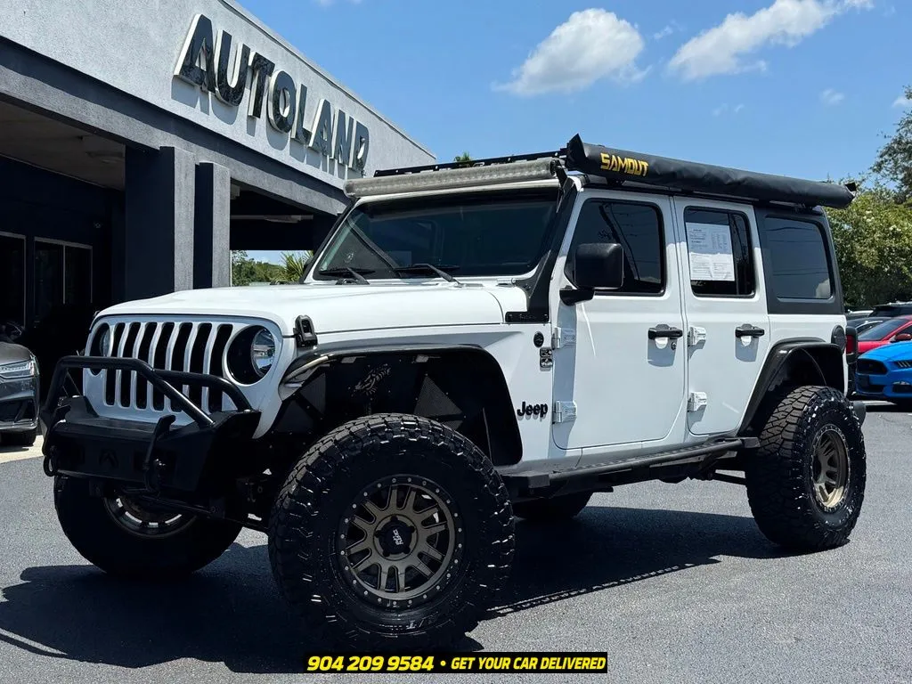 White 2021 Jeep Wrangler Unlimited Sport Altitude for sale in Jacksonville, FL
