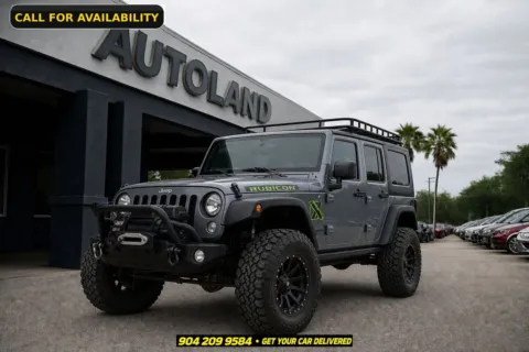 Gray 2014 Jeep Wrangler Unlimited Rubicon for sale in Jacksonville, FL