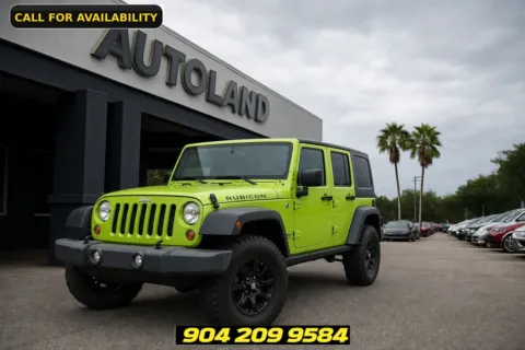 Green 2013 Jeep Wrangler Rubicon for sale in Jacksonville, FL