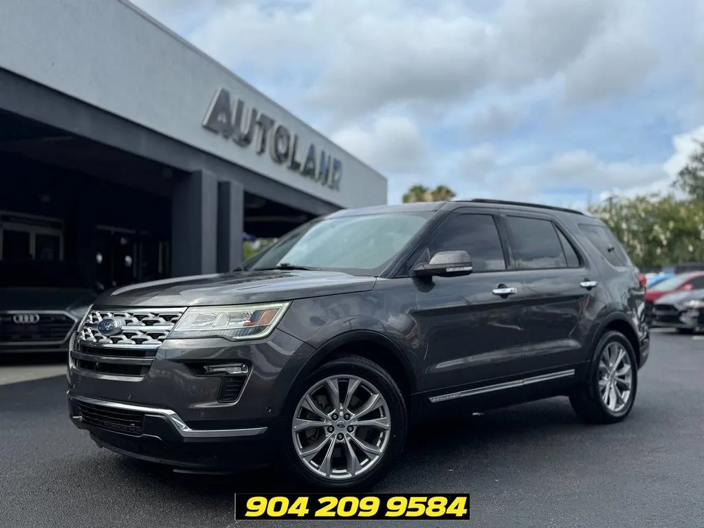 Black 2018 Ford Explorer Limited for sale in Jacksonville, FL