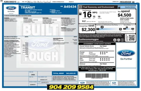 Photos of 2017 Ford Transit-150 XLT for sale in Jacksonville, FL at AUTOLAND