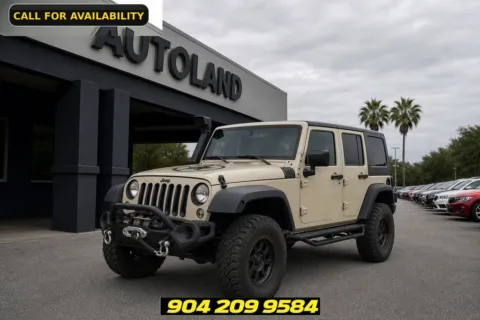 Beige 2017 Jeep Wrangler Unlimited Sport for sale in Jacksonville, FL