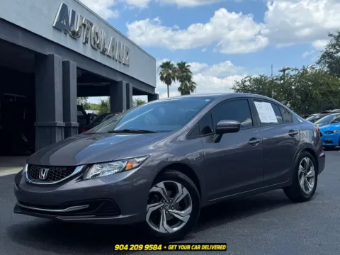 Gray 2014 Honda Civic LX for sale in Jacksonville, FL