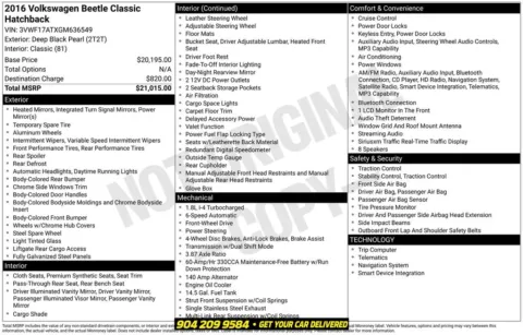 Photos of 2016 Volkswagen Beetle 1.8T Classic for sale in Jacksonville, FL at AUTOLAND