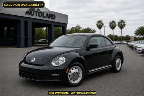 Black 2016 Volkswagen Beetle 1.8T Classic for sale in Jacksonville, FL
