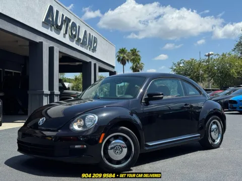 Black 2016 Volkswagen Beetle 1.8T Classic for sale in Jacksonville, FL