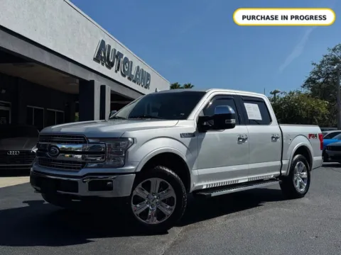 Silver 2018 Ford F-150 Lariat for sale in Jacksonville, FL