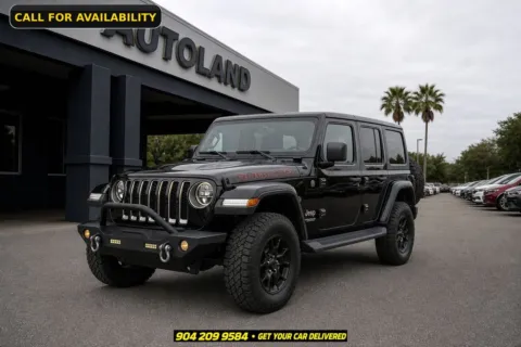 Black 2019 Jeep Wrangler Unlimited Sahara for sale in Jacksonville, FL