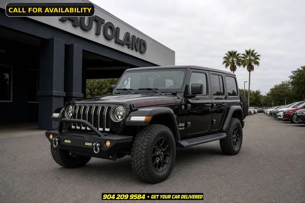 Black 2019 Jeep Wrangler Unlimited Sahara for sale in Jacksonville, FL