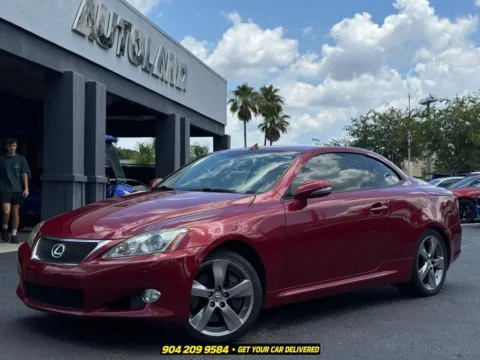 Red 2010 Lexus IS 350 C for sale in Jacksonville, FL