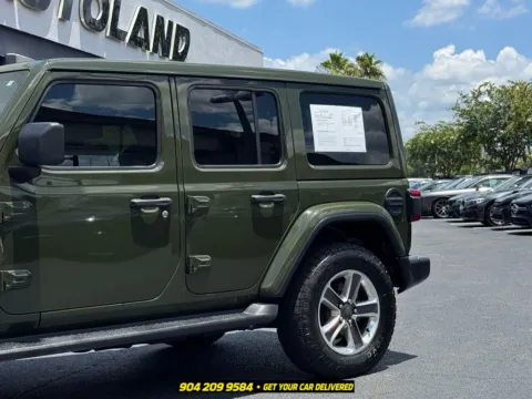 Another view of 2021 Jeep Wrangler Unlimited Sahara for sale in Jacksonville, FL at AUTOLAND