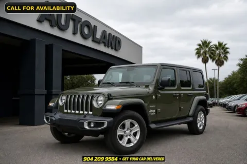 Green 2021 Jeep Wrangler Unlimited Sahara for sale in Jacksonville, FL