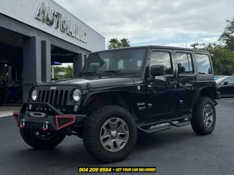 Black 2017 Jeep Wrangler Unlimited Sport for sale in Jacksonville, FL