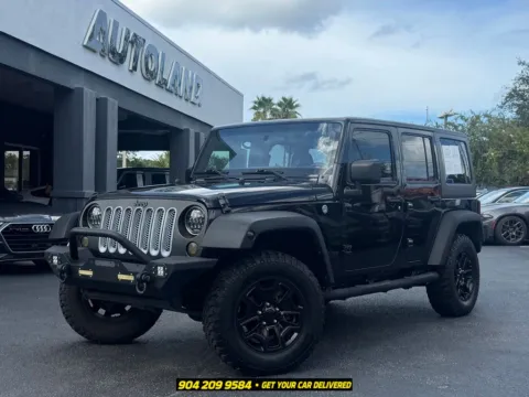 Black 2018 Jeep Wrangler JK Unlimited Sport for sale in Jacksonville, FL