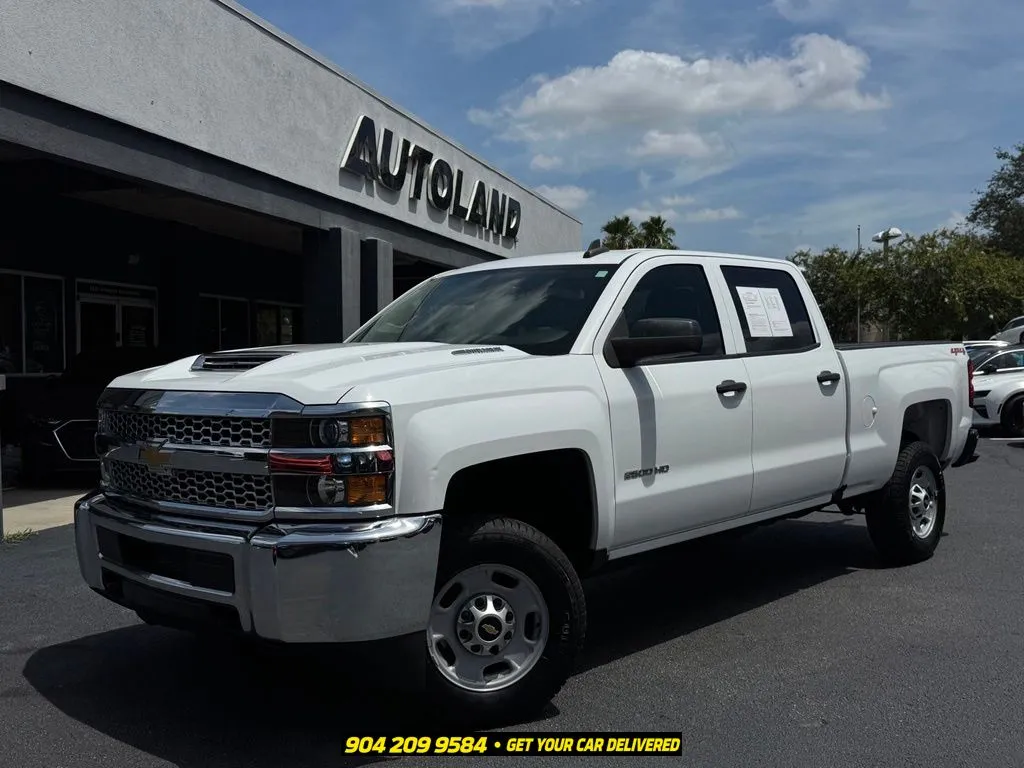 White 2019 Chevrolet Silverado 2500 HD Work Truck for sale in Jacksonville, FL