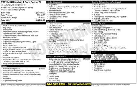 Photos of 2021 MINI Cooper S Signature for sale in Jacksonville, FL at AUTOLAND