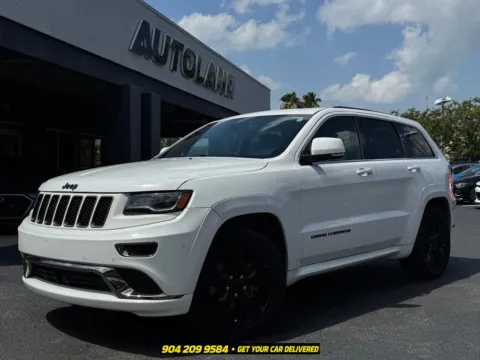 White 2015 Jeep Grand Cherokee Overland for sale in Jacksonville, FL