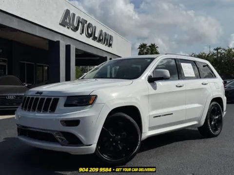 White 2015 Jeep Grand Cherokee Overland for sale in Jacksonville, FL