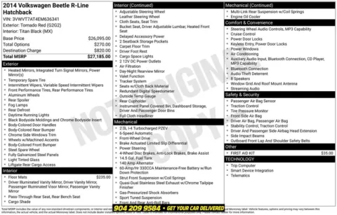 Photos of 2014 Volkswagen Beetle 2.0T R-Line for sale in Jacksonville, FL at AUTOLAND