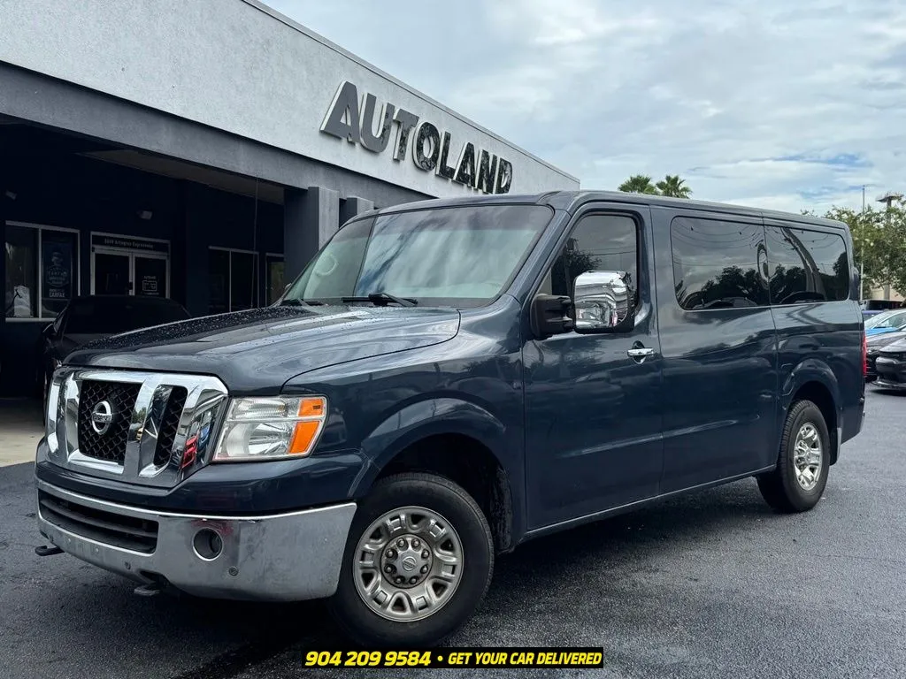 Blue 2016 Nissan NV Passenger SL for sale in Jacksonville, FL