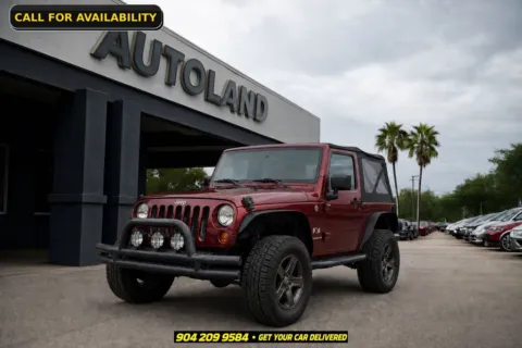 Red 2008 Jeep Wrangler X for sale in Jacksonville, FL