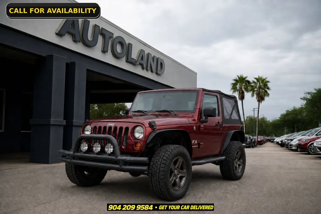 Red 2008 Jeep Wrangler X for sale in Jacksonville, FL