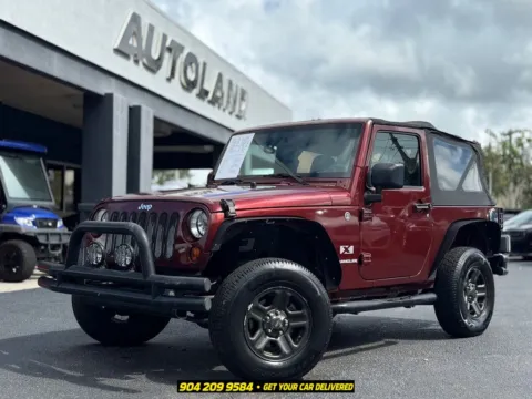Red 2008 Jeep Wrangler X for sale in Jacksonville, FL