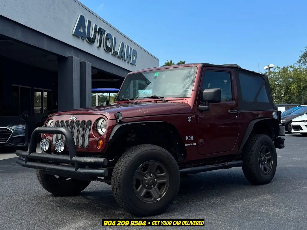 Red 2008 Jeep Wrangler X for sale in Jacksonville, FL