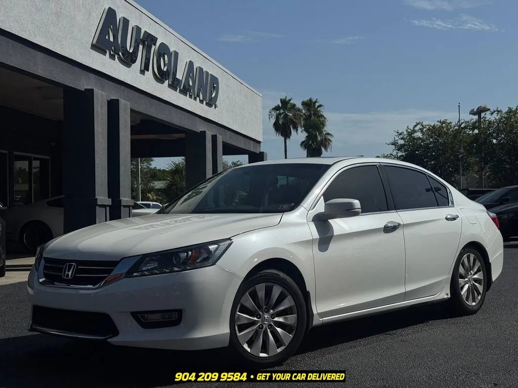 White 2013 Honda Accord EX-L for sale in Jacksonville, FL