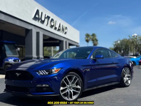 Blue 2016 Ford Mustang GT Premium for sale in Jacksonville, FL