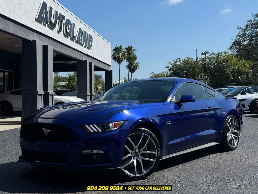 Blue 2016 Ford Mustang GT Premium for sale in Jacksonville, FL