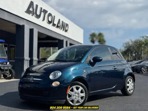 Blue 2013 Fiat 500 Pop for sale in Jacksonville, FL