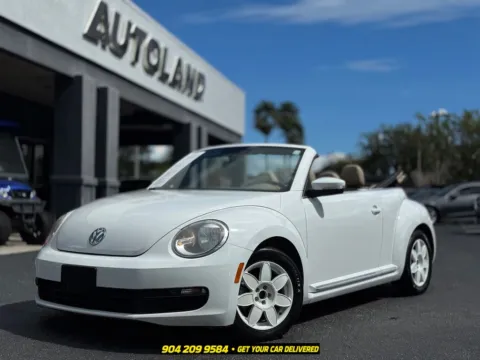 White 2014 Volkswagen Beetle 1.8T for sale in Jacksonville, FL