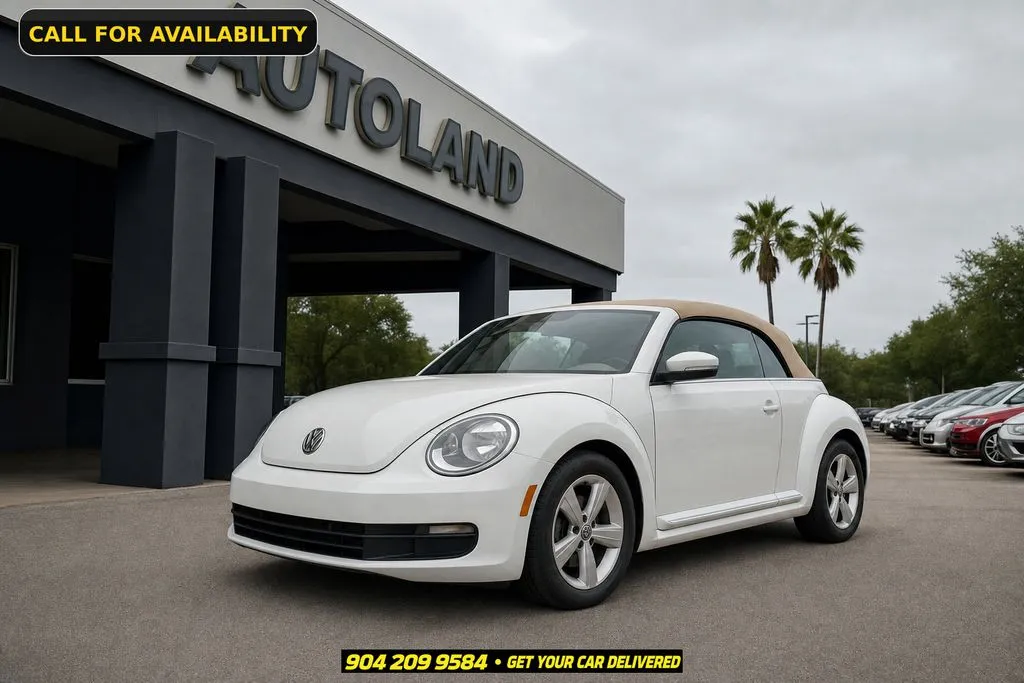 White 2014 Volkswagen Beetle 1.8T for sale in Jacksonville, FL