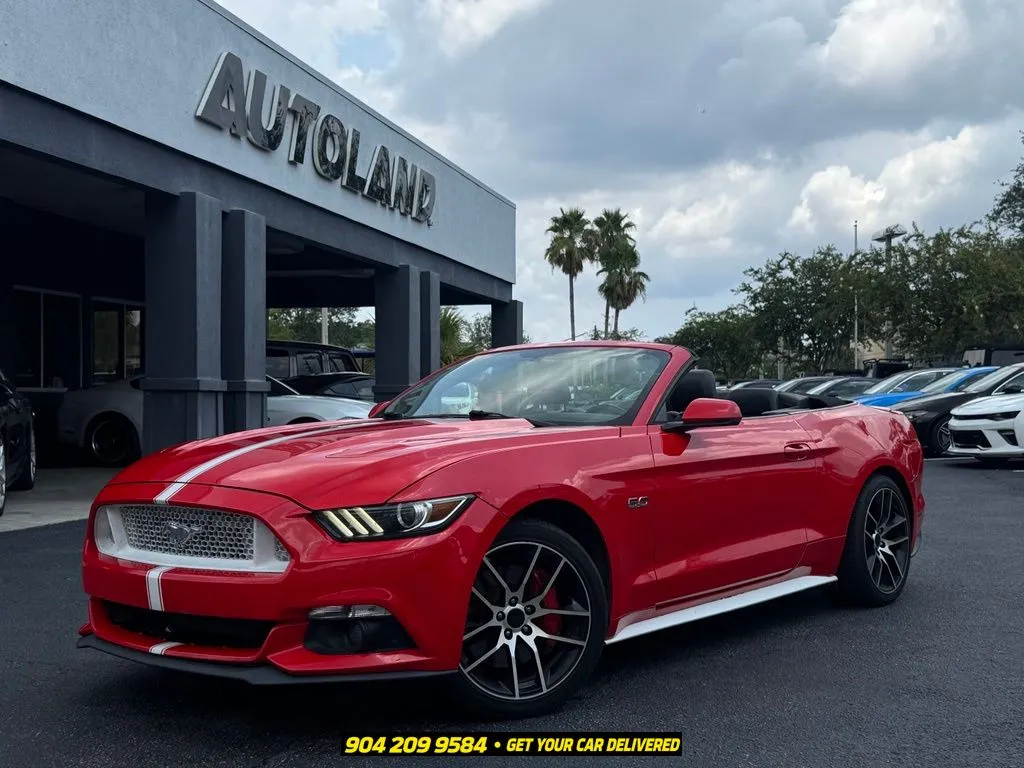 Red 2016 Ford Mustang GT Premium for sale in Jacksonville, FL