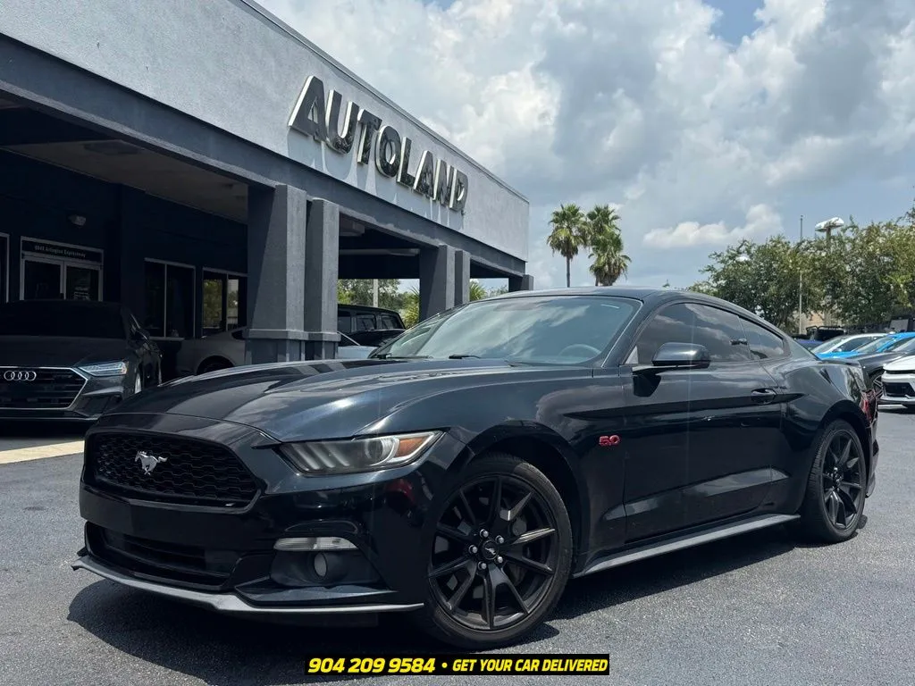 Black 2017 Ford Mustang GT Premium for sale in Jacksonville, FL
