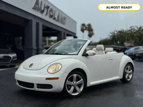 White 2007 Volkswagen Beetle Triple White for sale in Jacksonville, FL