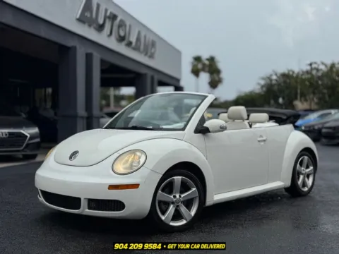 White 2007 Volkswagen Beetle Triple White for sale in Jacksonville, FL