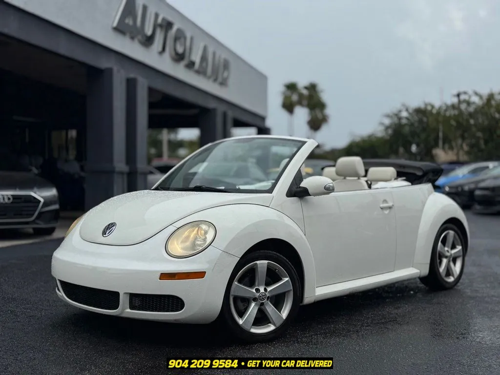 White 2007 Volkswagen Beetle Triple White for sale in Jacksonville, FL