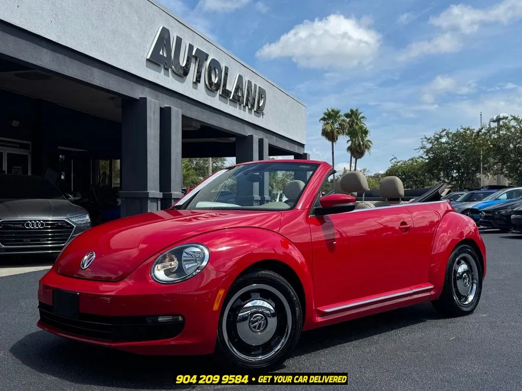 Red 2013 Volkswagen Beetle 2.5L for sale in Jacksonville, FL