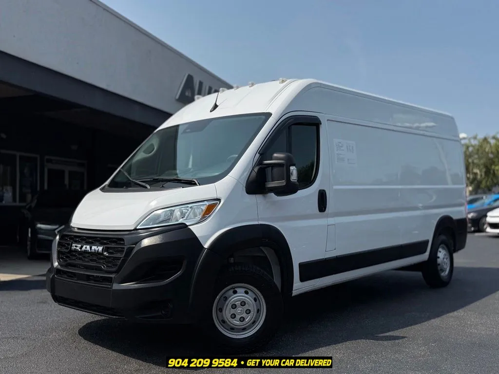 White 2023 Ram ProMaster 2500 High Roof for sale in Jacksonville, FL
