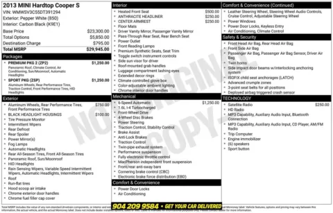 Photos of 2013 MINI Cooper S for sale in Jacksonville, FL at AUTOLAND